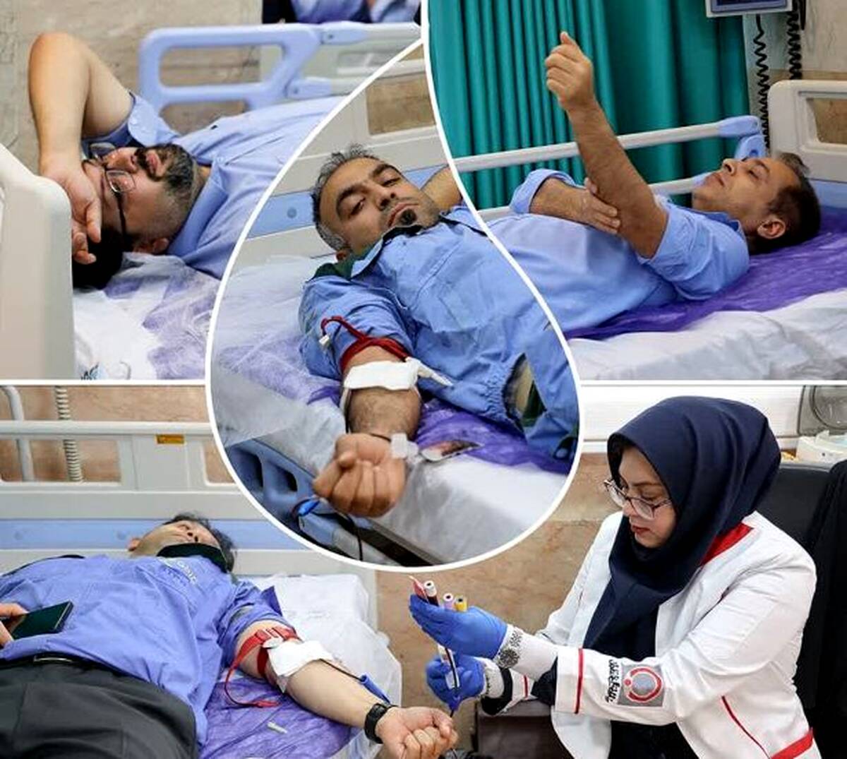 اهدای خون راهی برای پیوند کارکنان مجتمع پتروشیمی شهید تندگویان با جامعه
