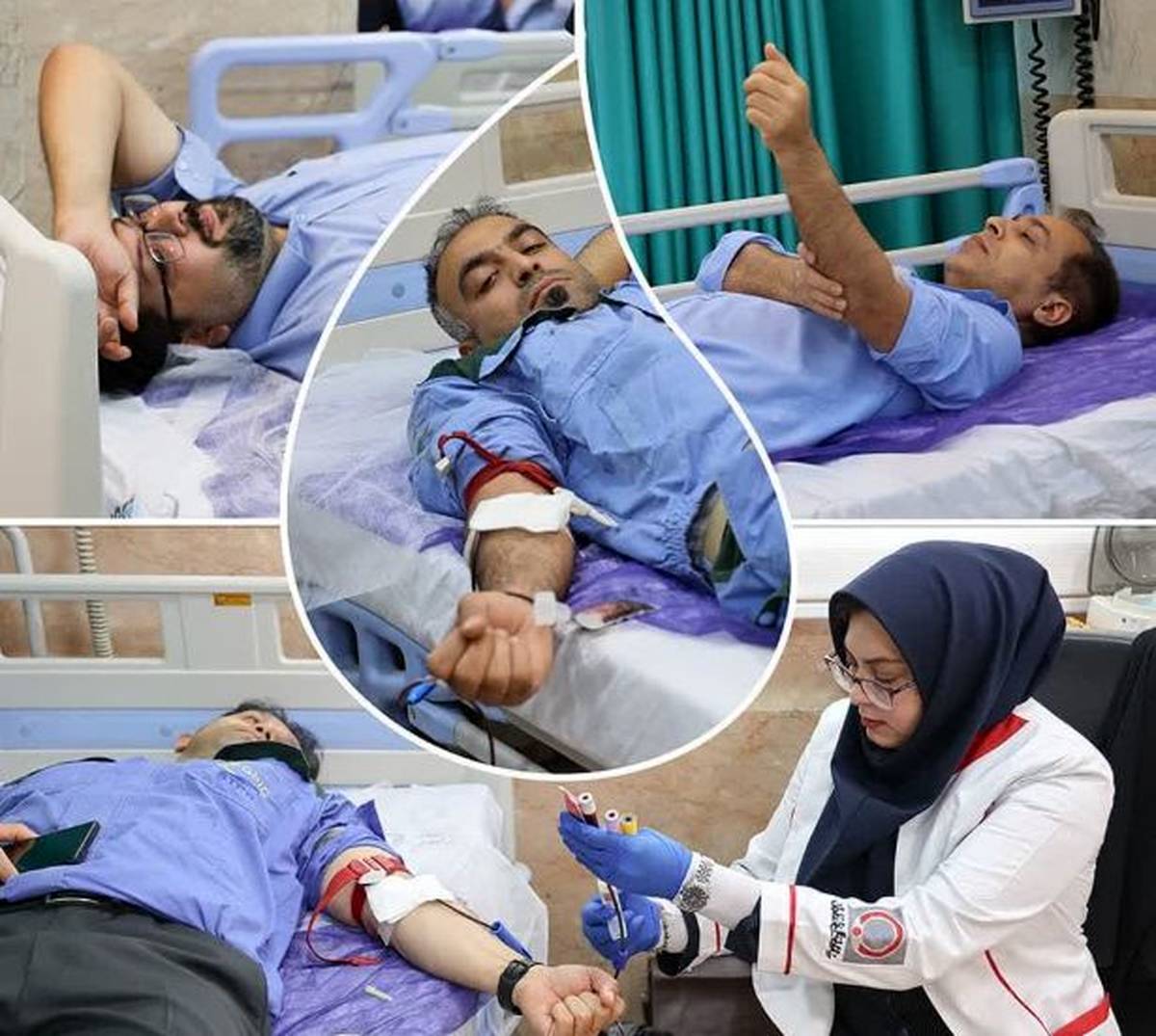 اهدای خون راهی برای پیوند کارکنان مجتمع پتروشیمی شهید تندگویان با جامعه