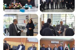 از طنین زنگ مهر تا بررسی چالش‌های درمانی ایثارگران؛ بازدید رئیس هیئت‌مدیره بیمه دی از شعبه کرمانشاه