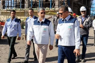 بازدید اعضای هیات مدیره ملی زمین و مسکن از فولاد سنگان