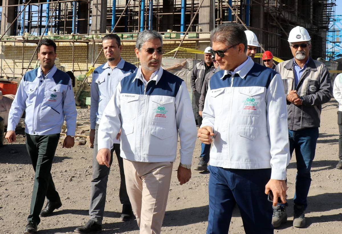 بازدید مدیرعامل فولاد سنگان از پروژه‌های توسعه‌ای این شرکت