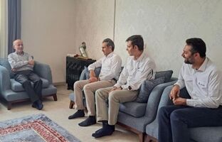 دیدار مدیرعامل مجتمع صنایع آلومینیوم جنوب با مسئولان ارشد شهرستان لامرد