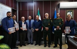 ابلاغ احکام هیئت امنای شهید گمنام نفت و گاز مارون