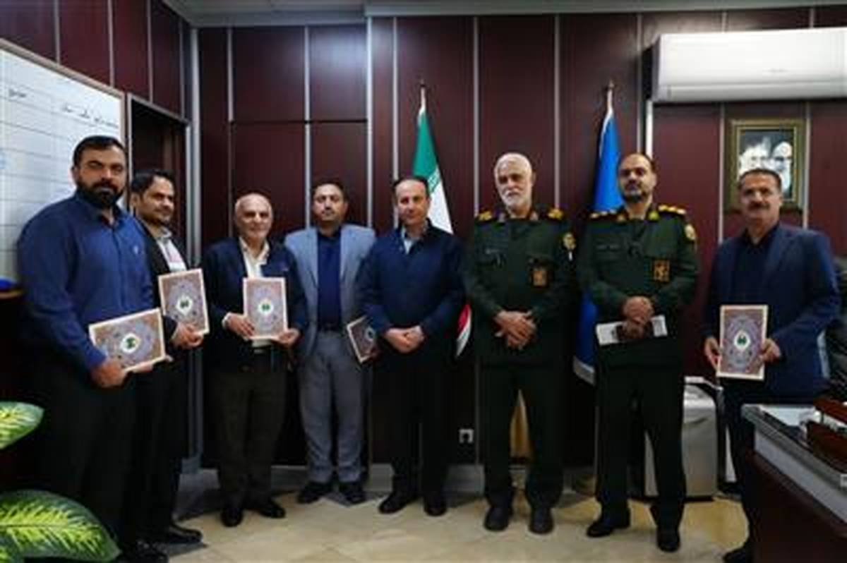 ابلاغ احکام هیئت امنای شهید گمنام نفت و گاز مارون