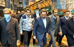 بازدید وزیر صنعت از بزرگترین کارخانه کنسانتره‌سازی سنگ آهن شرق کشور