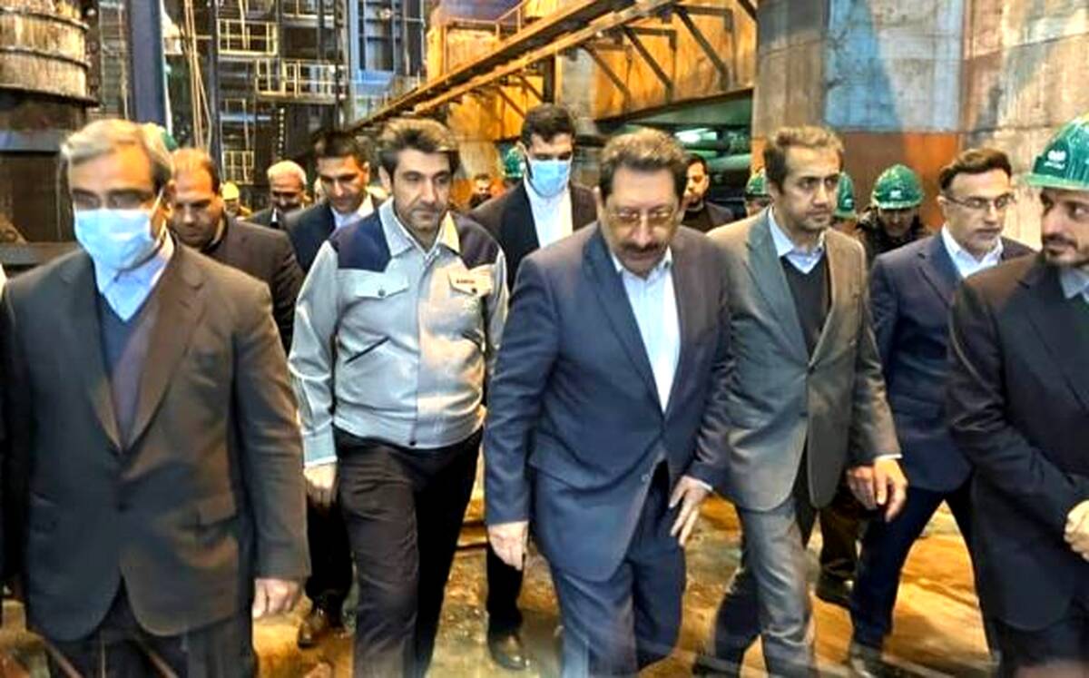 بازدید وزیر صنعت از بزرگترین کارخانه کنسانتره‌سازی سنگ آهن شرق کشور